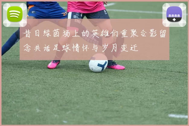 昔日绿茵场上的英雄们重聚合影留念共话足球情怀与岁月变迁
