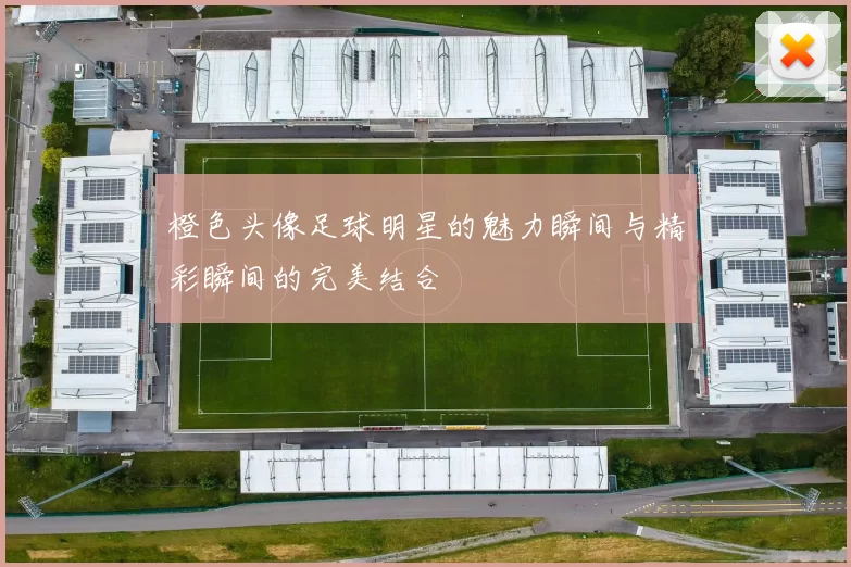 橙色头像足球明星的魅力瞬间与精彩瞬间的完美结合