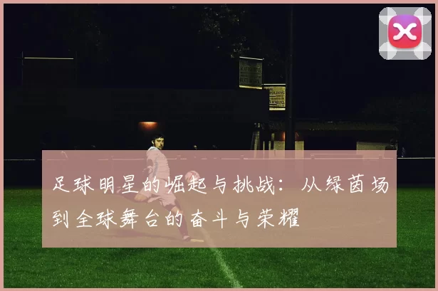 足球明星的崛起与挑战：从绿茵场到全球舞台的奋斗与荣耀