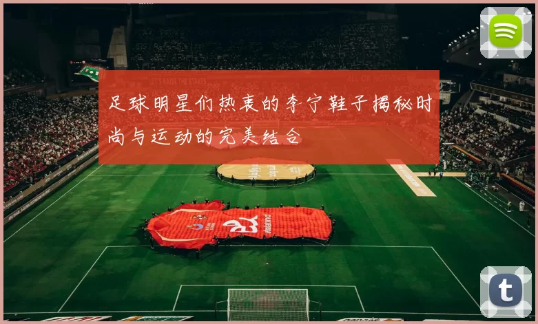 足球明星们热衷的李宁鞋子揭秘时尚与运动的完美结合